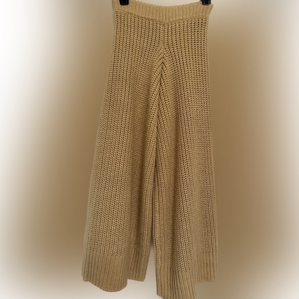 Wide leg Knitted Pants